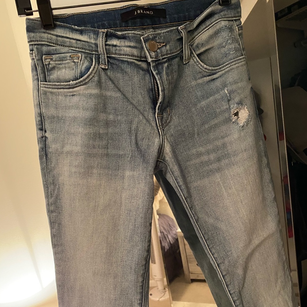 JBrand low rise crop denim